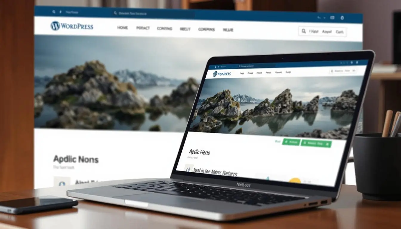 A WordPress website