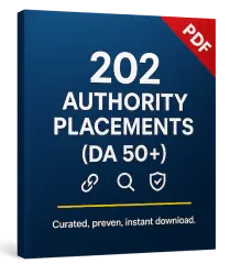 202 Authority Link Placements - DA 50+