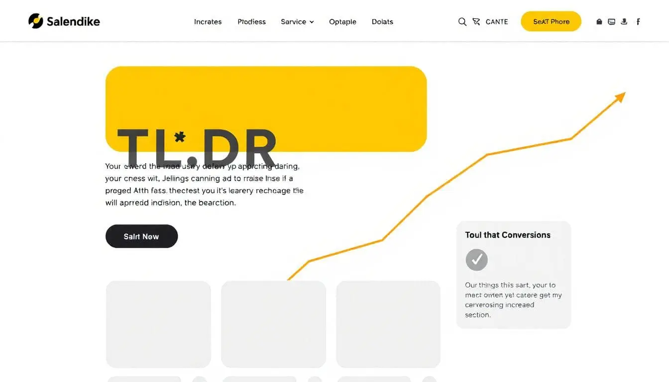 TL;DR on a website