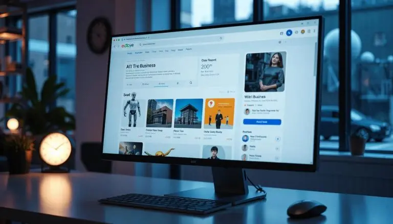 An example of AI search results on a computer screen.