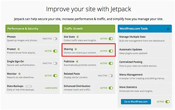 jetpack-options