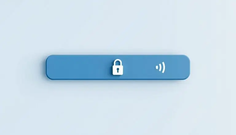 A depiction of a lock symbol used in an online report.