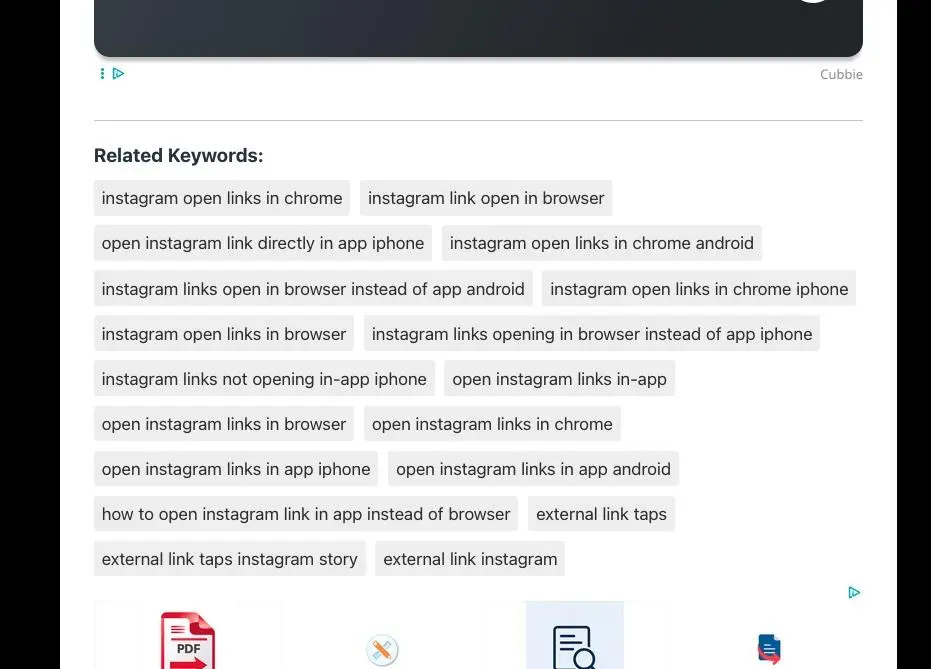 Adding relevant keywords to a page with my plugin.
