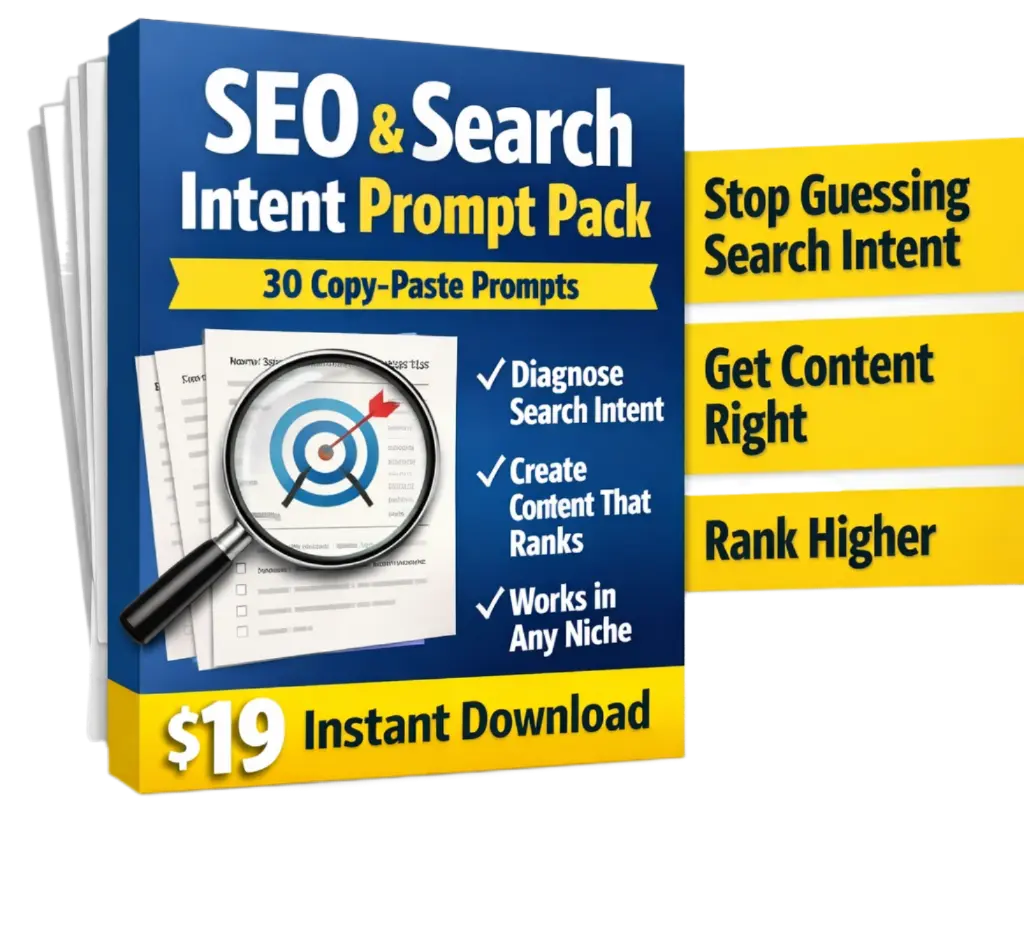 SEO & Search Intent Prompt Pack