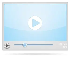 A video player in a web browser.