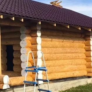Log Wood Siding