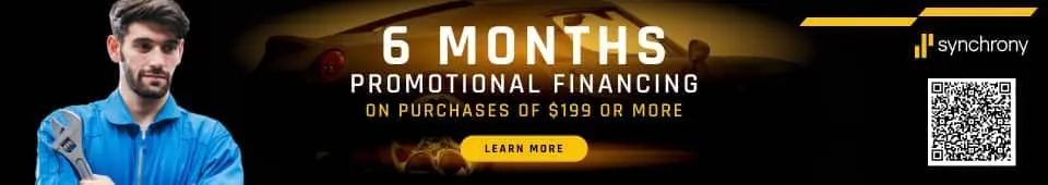 6 months promotional financing on purchases
