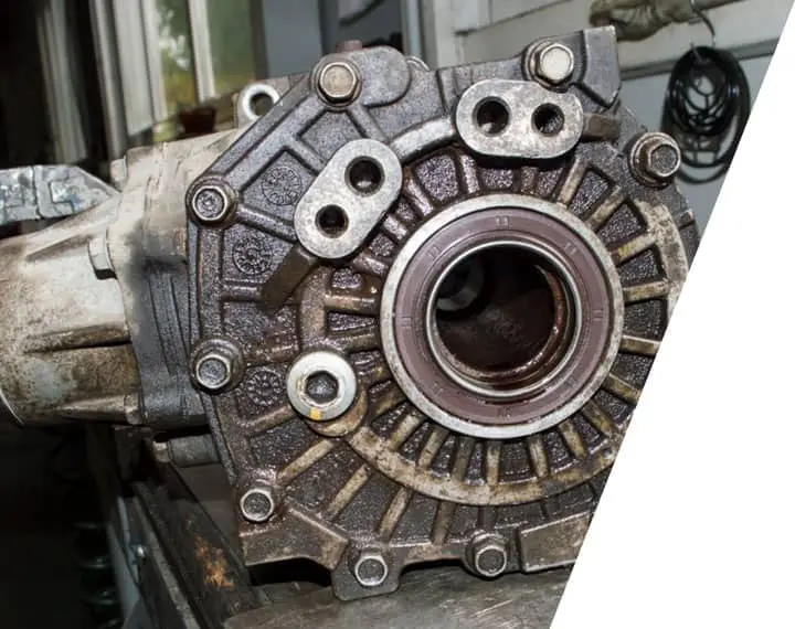 car transfer case removed for car repair