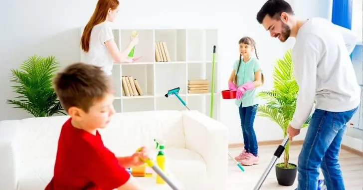 cleaning strategies for large families in avimor