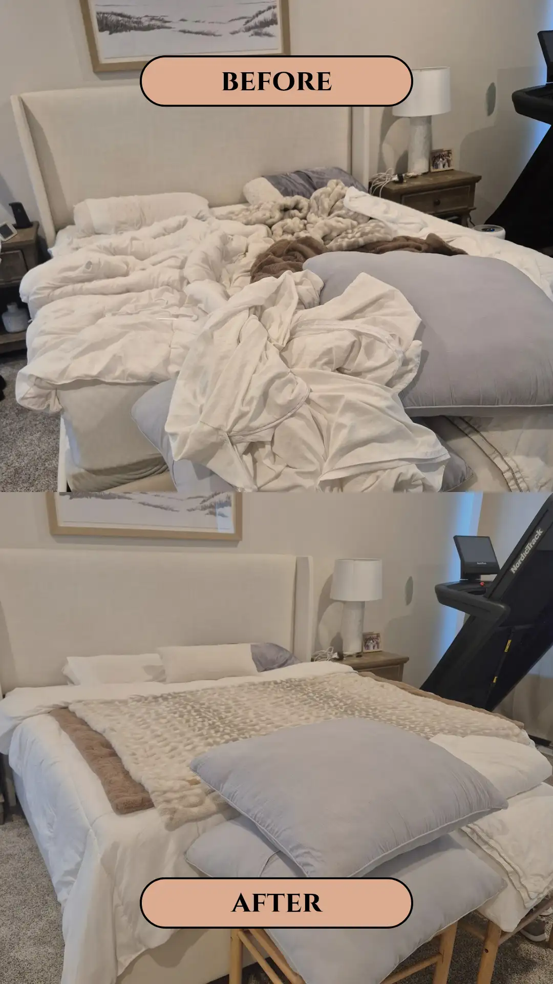 House Cleaning in Merdian ID - Before and After Bedroom House Cleaning in Merdian ID-Before and After-Bedroom