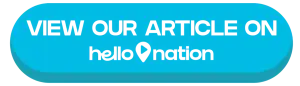 A bright blue oval button with white text that reads, VIEW OUR ARTICLE ON hello nation, where hello nation features a location pin icon for the letter o, highlighting top tips on auto repair Northglenn CO.