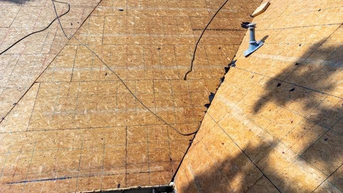 deck missing shingles