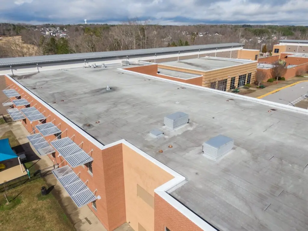 flat roof commercial building