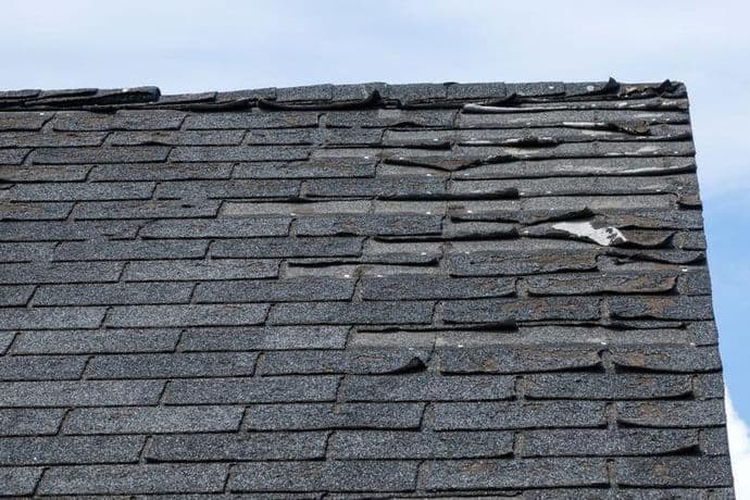 shingles missing old roof