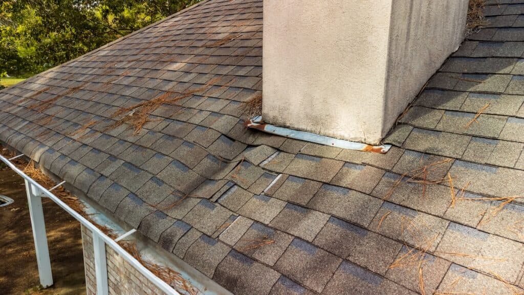 roof leak repair cost Roof and shingles damaged from water leak