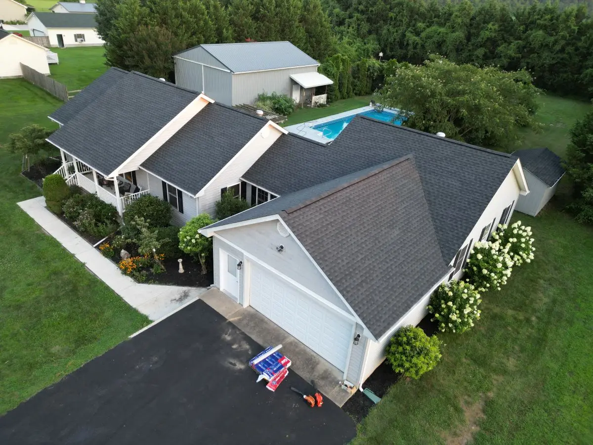charcoal roof complete