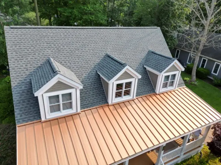 GAF slate roof complete