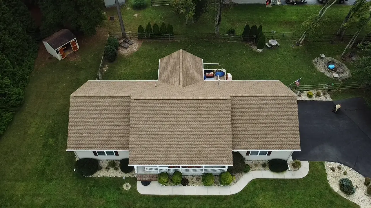 Roof after roof replacement