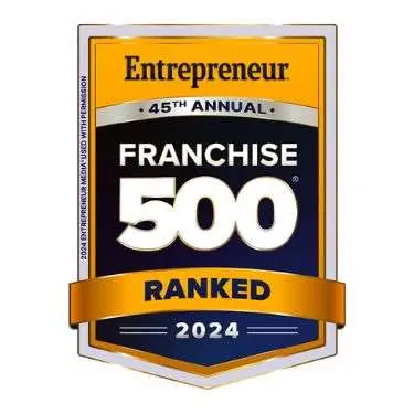 Entrepreneur Franchise 500 Ranked 2024 badge