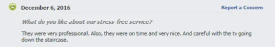 Customer review of College HUNKS North New Jersey