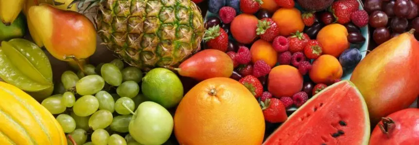 picture of various fruits that may contribute to weight loss