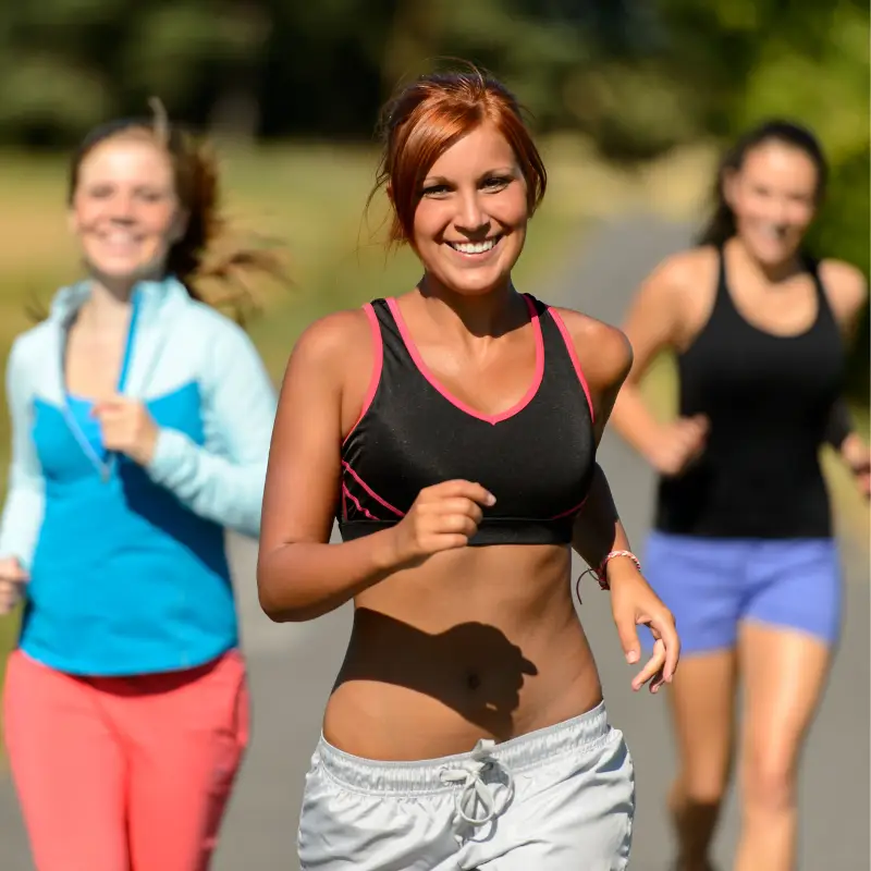 injury prevention and recovery - sports medicine injury prevention and recovery - sports medicine - group of women running