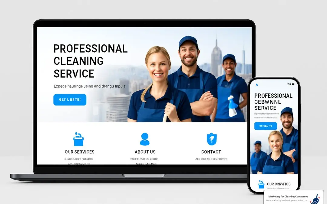 cleaning service web design