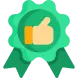 green ribbon icon - Executive Maids Reliable Housekeeping