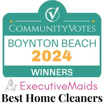 community votes boynton beach 2024 award, executive maids best home cleaners FL