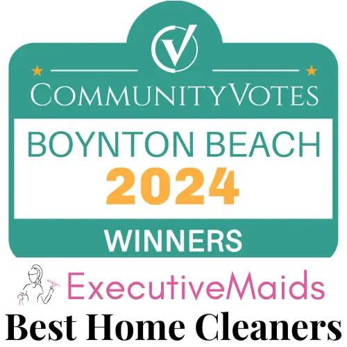 community votes boynton beach 2024 award, executive maids best home cleaners FL