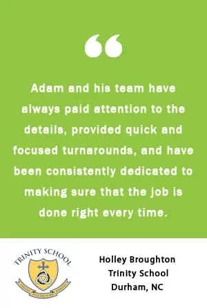 Our Work - Trinity School Testimonial (1)