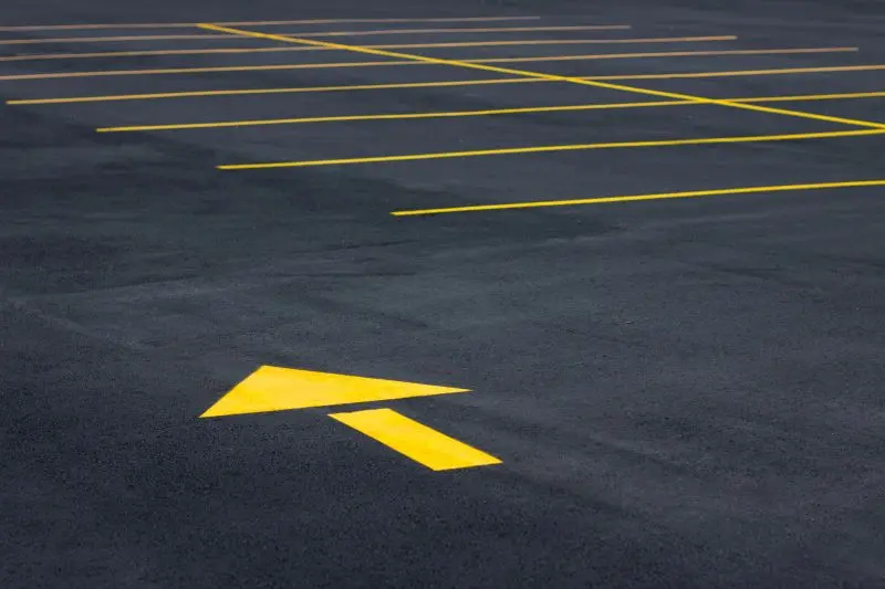 SMI Paving parking lot line striping SMI Paving parking lot line striping