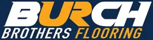 Burch Brothers Flooring logo blue and gold