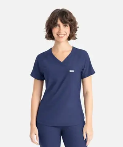 Luna - Tuckable Y-Neck Top | 2502