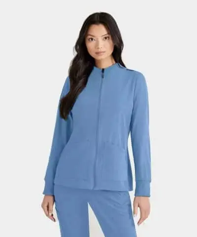 Barco Unify Women's 3 Pocket Zip Front Warm Up Jacket | BUW884