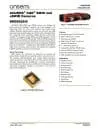 onsemi SWIR image sensor datasheet cover showing a close-up of a CQD sensor chip component