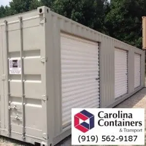 40 foot 3 roll up doors
