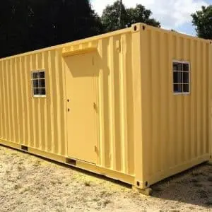 20 foot storage container office with door_opt2 | Carolina Containers & Transport BUYING A SHIPPING CONTAINER? WHAT YOU SHOULD KNOW!