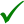 green check mark