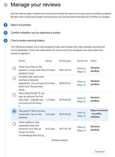 Edge Digital managing reviews