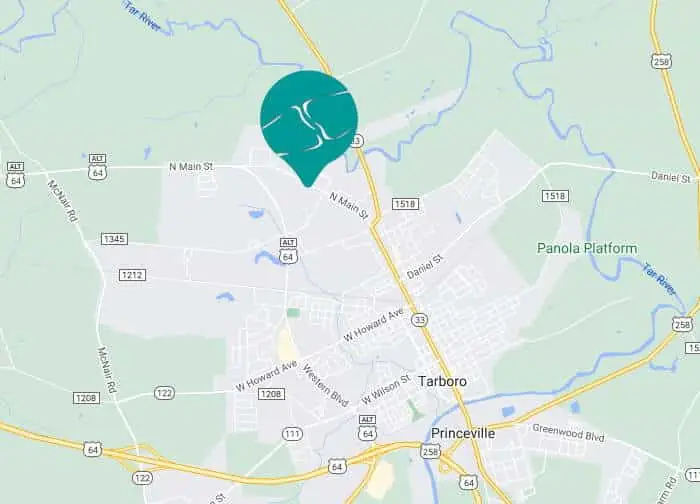 map tarboro