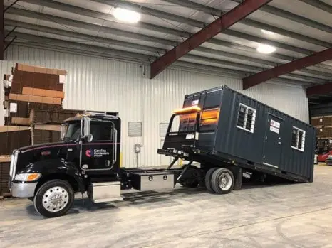 steel container pickup