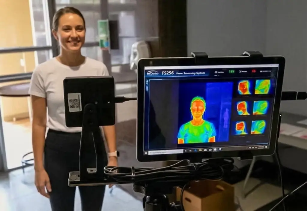 BioScan 360 wellness baseline screening with a thermal body scan at SILA Miami
