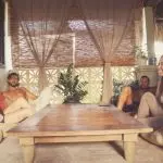 Team relaxing in the lounge area after a company retreat experience at SILA Miami, a private event venue in Miami, FL