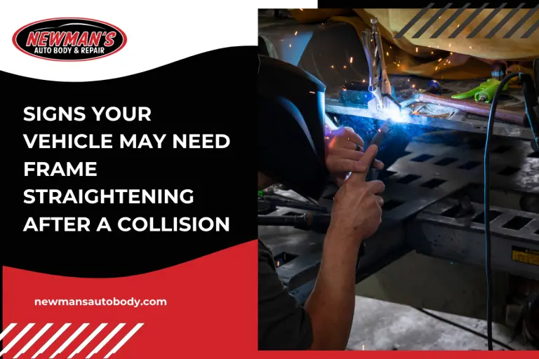 Signs Your Vehicle May Need Frame Straightening After a Collision