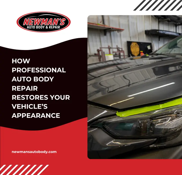 How Professional Auto Body Repair Restores Your Vehicle’s Appearance