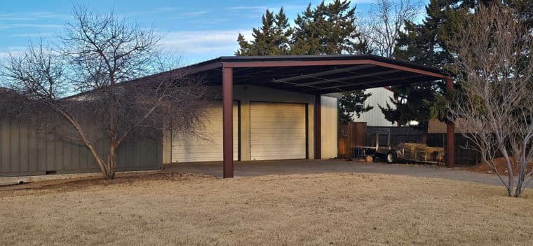 35x30x12 Carport side view