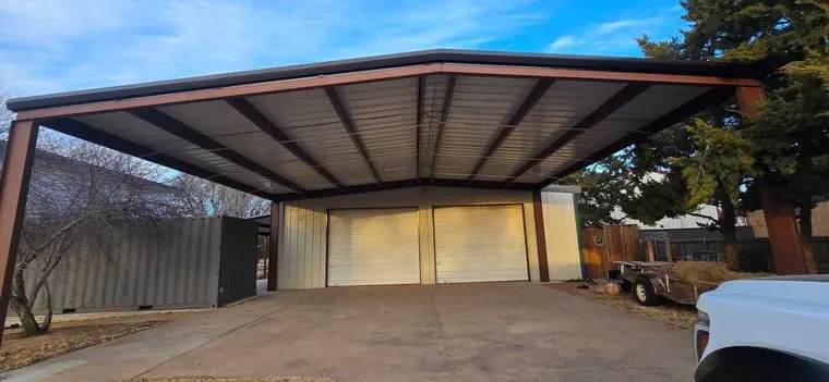 35x30x12 Carport front view