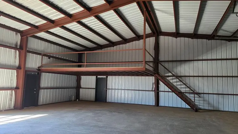 Mezzanine with staircase