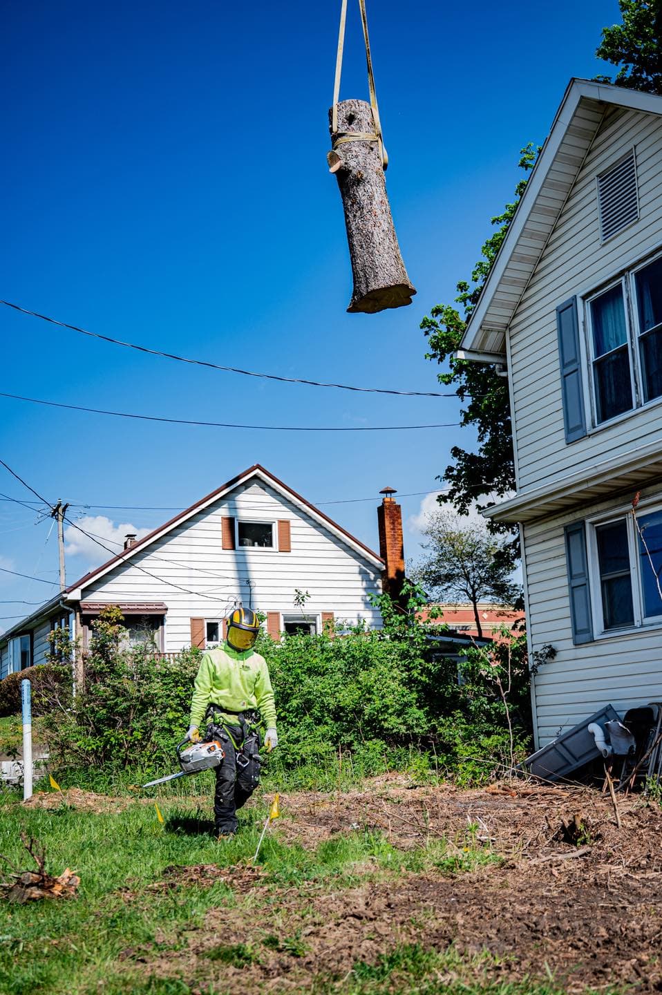 Tree removal process in DuBois, PA - D&M Tree Service